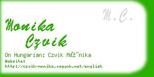 monika czvik business card